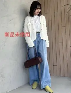 MilaOwen⭐︎ツイードニットジャケット Mila Owen（ミラオーウェン）の「ツイードニットジャケット