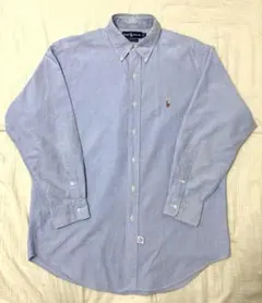 90s ラルフローレン 刺繍ポニー YARMOUTH ヤーマス　BDシャツ