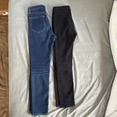 スキニーパンツ　2本セット　S