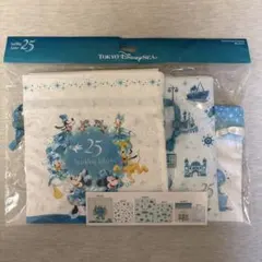 【説明文必読】東京ディズニーシー　25周年　きんちゃく３枚　巾着　ミッキー