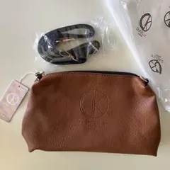 【新品未使用】D.KELLY ショルダーバッグ ③キャメル