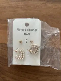 ハート ピアス(両耳用)