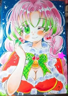 Xmas☆蜜璃 手描きイラスト