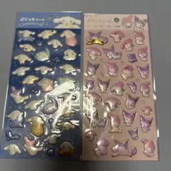 サンリオ　マイメロ　クロミ　シナモロール　ぷくっとシール