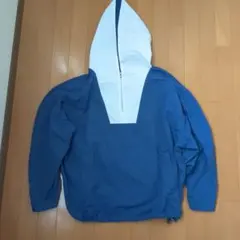 Sloppy アノラックパーカードローコード付き青