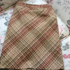 (今季最終お値下げ ^^)オレンジ系スカート◆9号◆