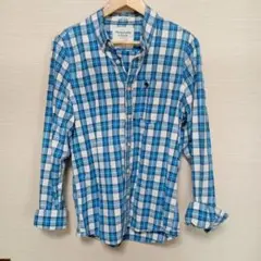Abercrombie & Fitch　アバクロ L 長袖シャツ チェック　美品