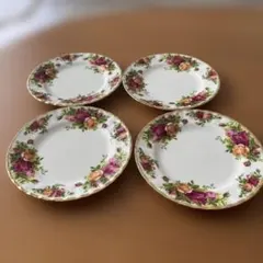 Royal Albert Old Country Roses 皿 4枚　15㎝のサムネイル