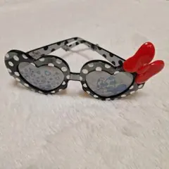 ミニーマウス ハート型サングラス