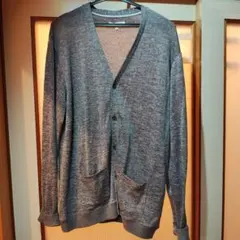 THE SHOP TK グレー カーディガン Lサイズのサムネイル