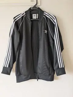adidas ブラック ジップアップジャケット 2XL