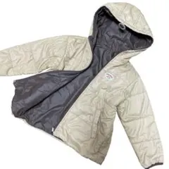 110cm ミキハウス 中綿フード付きジャンバー　リバーシブル