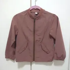 やや美品　アプレレクール　ジャンバー　薄手アウター　ピンク系　１４０センチのサムネイル