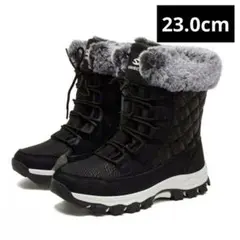 ☘️アウトドアスノーブーツ スノーシューズ 防寒 裏起毛 滑り止め付 23.0㎝