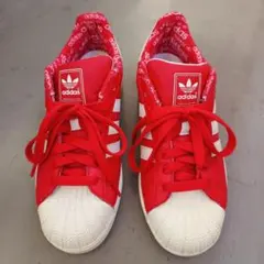お値下げ☆アディダス スーパースター663654　赤レッド 26cm