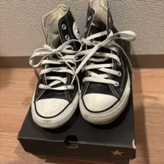 CONVERSE ALL STAR ハイカット ブラック レザー風