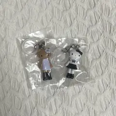 夏季限定！ハローキティ 昆虫 ストラップ 根付け カブトムシ