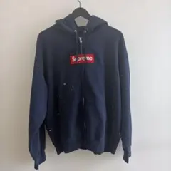 SupremexMM6 BoxLogoZipUpHoodedSweatshirt - メルカリ