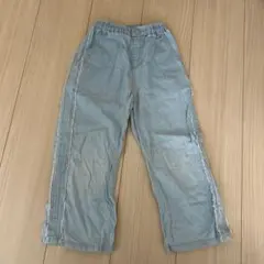 薄い青のストレートパンツ デニム　110 ブランシェス