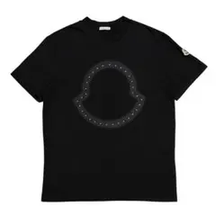 極美品〕モンクレール スタッズ ブラック XL Tシャツ 正規品 5S651 