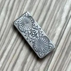 silver stamp work money clip ナバホ マネークリップのサムネイル