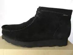 クラークス ワラビーブーツ GTX ブラックスエード UK8 ゴアテックス