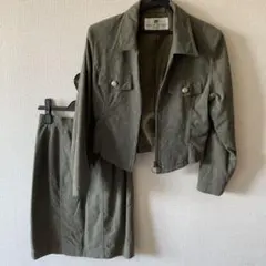 セットアップ　オリーブグリーン　7号