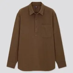 ユニクロ　フランネルプルオーバー（長袖）　XSサイズ（新品タグ付）　UNIQLO