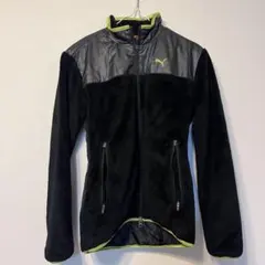 XL 新品 プーマ ゴルフ 定価1.4万 保温 防寒 フリース ジャケット 白 PUMA GOLF プーマゴルフ ダンボールニット ジップジャケット