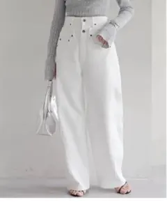 デニム ワイドパンツ