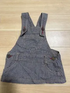 ストライプ ジャンパースカート 80サイズ