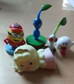 ピクミン、ミニオン、テレサ、プリンセスフィギュアセット