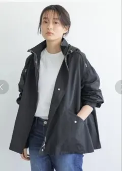 ✨美品✨アメリカンホリック　バックプリーツマウンテンパーカー　ブラック　Mサイズ