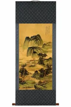 刘奎龄柳溪牧牛图 中国画 掛け軸 水墨画 和室 玄関 茶室 壁掛け 美術品