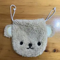 クマさんふわふわ巾着