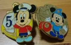ディズニー シー ピンバッチ 非売品 記念 アニバーサリー