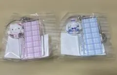 산리오 Puroland 아크릴 키 체인 이름 키 체인