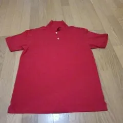 UNIQLO ポロシャツ レッド Lサイズ