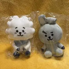 BT21 デニムぬいぐるみ　RJ 、COOKY 2点セット