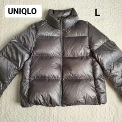 UNIQLO ウルトラライトダウン シャイニーボリュームジャケット グレー L