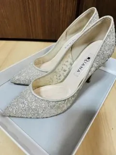 【超美品】DIANA パンプス/ウエディングシューズ ☆美品 ダイアナ DIANA レース刺繍 ブライダルシューズ - メルカリ