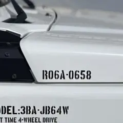 JB64ジムニー用R06Aエンジン排気量ステッカー