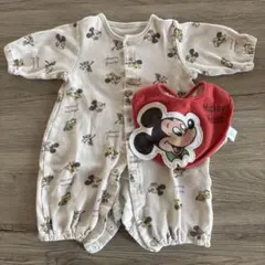 Disney baby ミッキーマウスロンパース・スタイセット