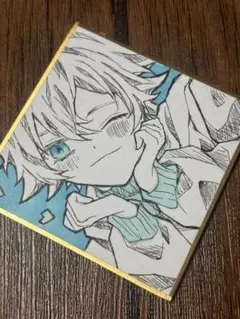 オリキャラ　 手描き　 手書き 創作　アナログイラスト