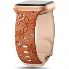 アップルウォッチ バンド ブラウン/ベージュ 42/44/45/46/49mm