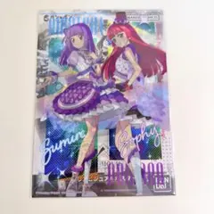 アイカツプリパラ 映画グッズ クリアビジュアルポスター氷上スミレ 北条そふぃ
