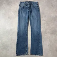 リーバイス527 Levis W31 フレアブーツ 青 古着 ボトム 23417
