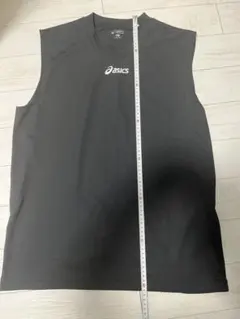 【週末セール中】 asics Mサイズ 黒 ノースリーブ