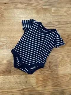 GAPベビー服　クマの顔アップリケ付きロンパース 3-6months 60cm