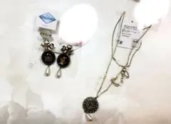新品未使用 アナ雪 しまむら エルサ イヤリング ネックレス 指輪 3点